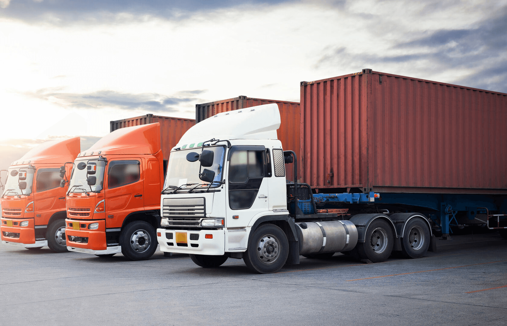 LoadX Australia truck with containers in the background